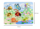 Peg Puzzle - 2 in 1 Insects and Their Homes