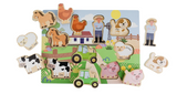 Wooden Chunky Puzzle - Farm Animals