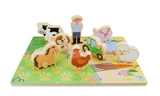 Wooden Chunky Puzzle - Farm Animals