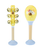 Buzzy Days Bee Maraca & Bellstick Set