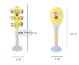 Buzzy Days Bee Maraca & Bellstick Set