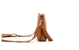 Black Caviar Designs - Maggie 3 Compartment Crossbody Bag Tan