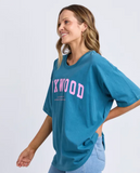 Foxwood Interval Tee - Ocean W Neon Pink