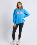 Foxwood Interval Crew - Bright Blue W Orange