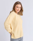 Foxwood Murphy Knit Cardigan - Egg Shell