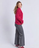 Foxwood Stellar Knit - Rhubarb Red