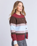 Foxwwod Eugene Stripe Cardi - Multi