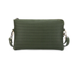 Black Caviar Designs Nina Clutch - Dark Olive