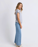 Foxwood Vee Tee - Marle Grey