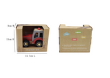 Wooden Vehicle - Tractor Red Calm & Breezy Blue Wheels