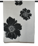 Reversible Floral Scarf - Black