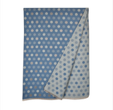 Reversible Multi Polka Dots Scarf - Demin