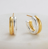 Zafino Luna Hoop Silver / Gold