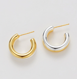 Zafino Luna Hoop Silver / Gold