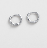 Zafino June Huggie - Silver