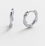 Zafino June Huggie - Silver