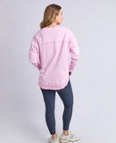 Foxwood Simplified Metallic Crew - Bright Pink