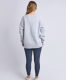 Foxwood Intention Crew - Grey Marble / Navy