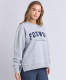 Foxwood Intention Crew - Grey Marble / Navy