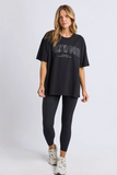 Foxwood Interval Tee - Black / Silver