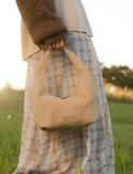 Louenhide Mini Monaco Shoulder Bag - Suedette Blonde