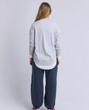 Foxwood Farrah Long Sleeve - Grey Marble
