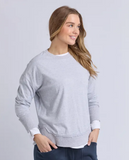Foxwood Farrah Long Sleeve - Grey Marble