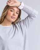 Foxwood Farrah Long Sleeve - Grey Marble