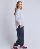 Foxwood Farrah Long Sleeve - Grey Marble