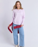 Foxwood Signature Long Sleeve Tee - Orchid