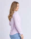 Foxwood Signature Long Sleeve Tee - Orchid