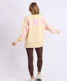 Foxwood Interval Crew - Lemon / Pink