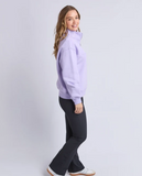 Foxwood College Zip Crew - Lavender