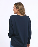 Foxwood Farrah Long Sleeve - Navy