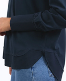 Foxwood Farrah Long Sleeve - Navy