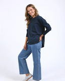 Foxwood Farrah Long Sleeve - Navy