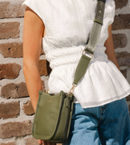 Louenhide Parker Phone Crossbody Bag - Olive
