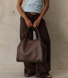 Louenhide Sutton Shoulder Bag - Chocolate