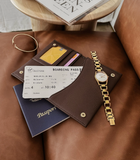 Louenhide Venice Passport Holder - Chocolate