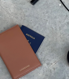 Louenhide Venice Passport Holder - Toffee