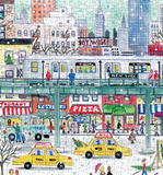 Galison Storrings New York City Subway Puzzle - 500pc