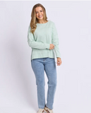 Foxwood Jayne Throw on Top - Subdued Mint