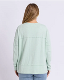 Foxwood Jayne Throw on Top - Subdued Mint