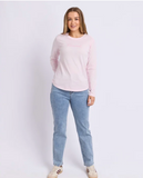 Foxwood Signature Long Sleeve Tee - Ballerina Pink