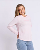 Foxwood Signature Long Sleeve Tee - Ballerina Pink
