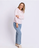Foxwood Signature Long Sleeve Tee - Ballerina Pink