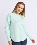 Foxwood Simplified Crew- Pale Mint