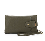 Black Caviar Designs - Mavie Dark Olive Crossbody Wallet