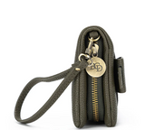 Black Caviar Designs - Mavie Dark Olive Crossbody Wallet