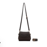 Black Caviar - Lua Plait 3 Compartment Handbag - Coco